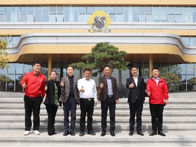 花帝食品股份熱烈歡迎安徽合肥黃山大廈集團(tuán)董事長王健一行到訪共商戰(zhàn)略合作事宜